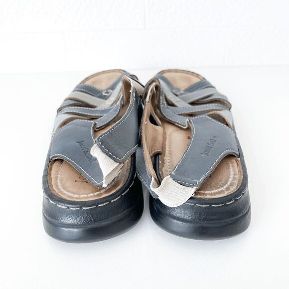 Josef Seibel Womens Airped The European Comfort Shoes Sandals Blue Gray Size 41 - Picture 4 of 6